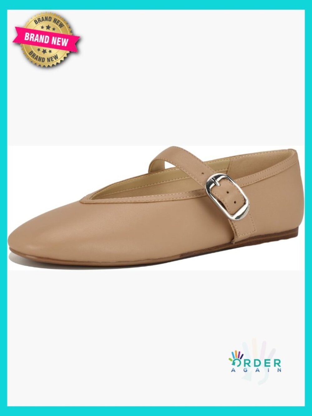 Almond Toe Dress Flats with Buckle Strap Classic Wardrobe Staple